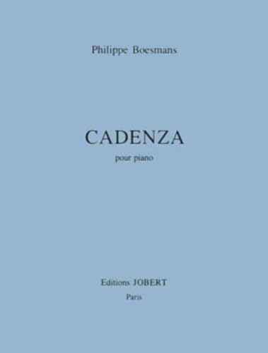 Boesmans: Cadenza