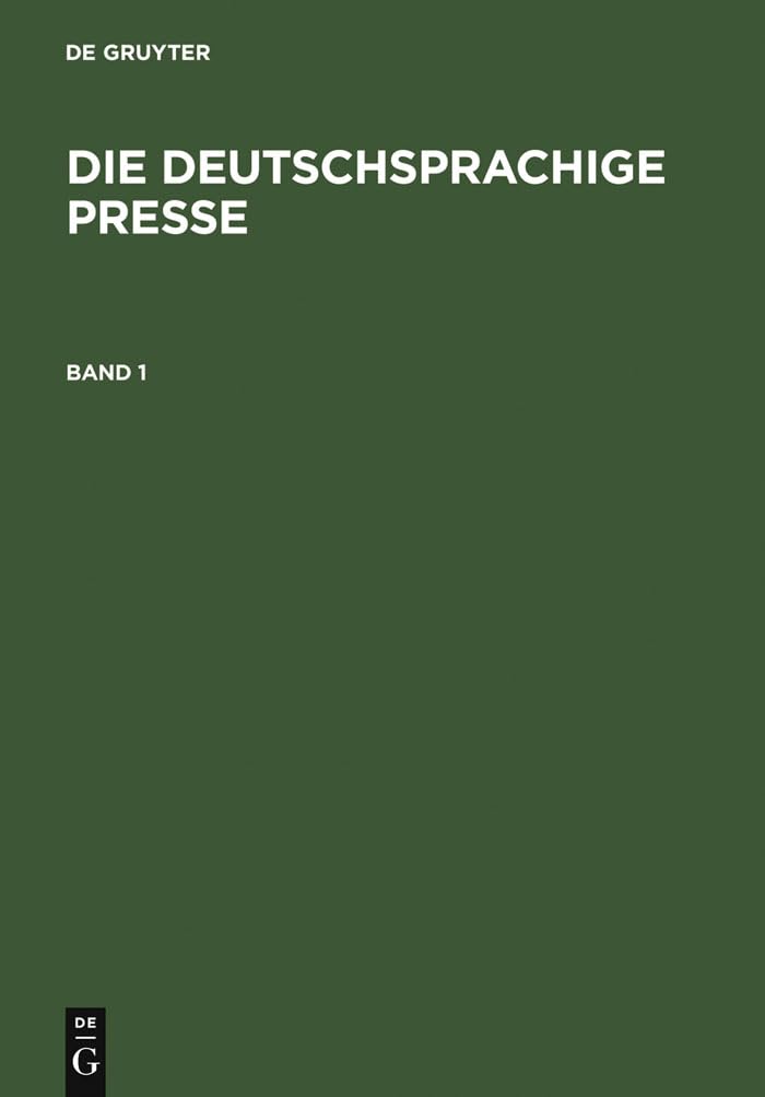 Die deutschsprachige Presse (German Edition)