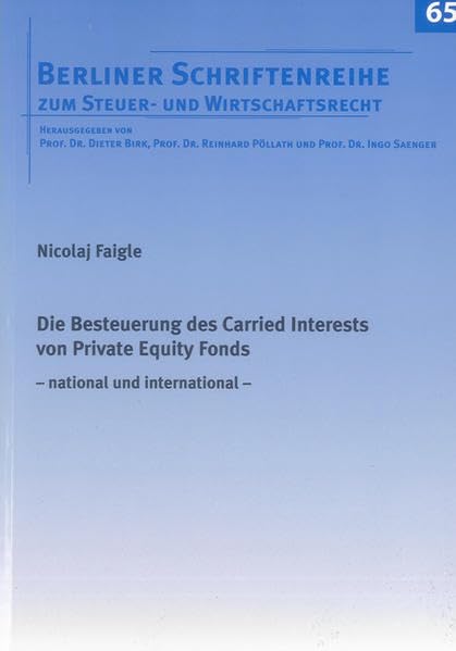 Die Besteuerung des Carried Interests von PrivateEquityFonds