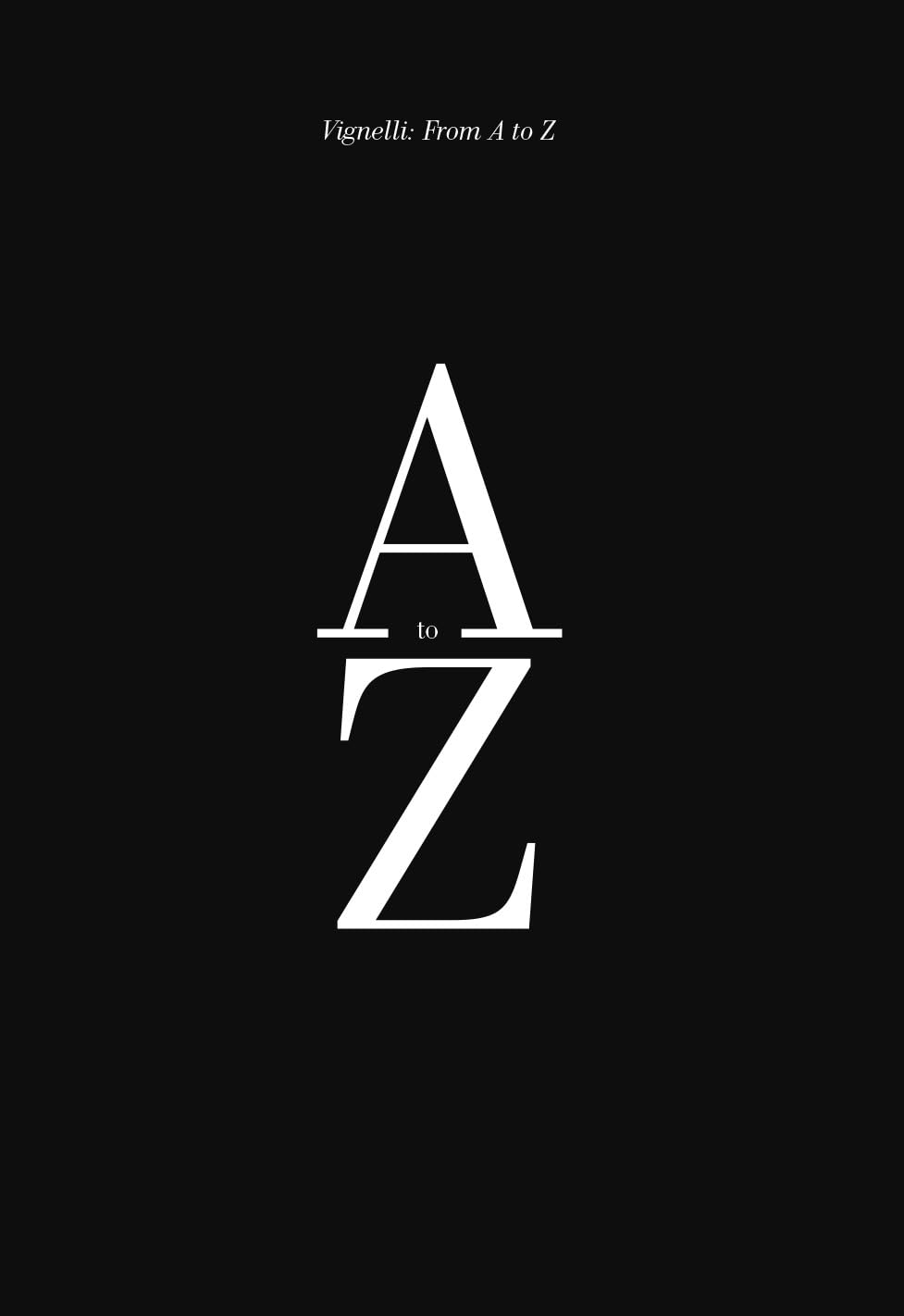 Vignelli: From A to Z