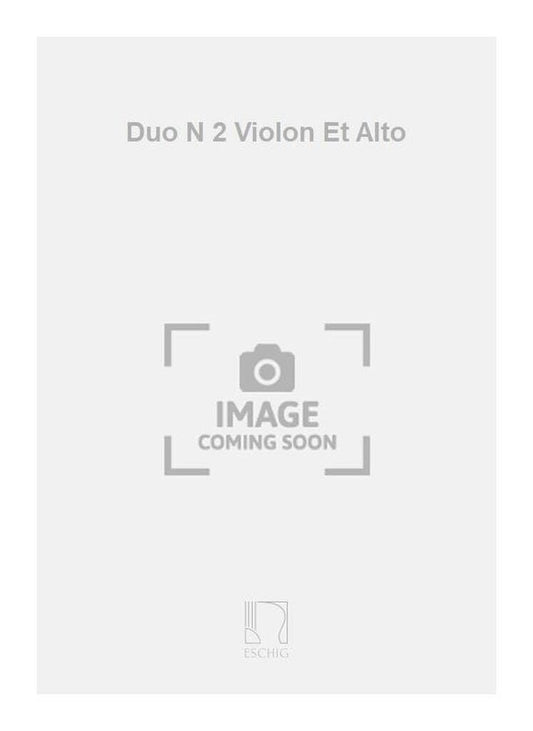 Duo N 2 Violon Et Alto