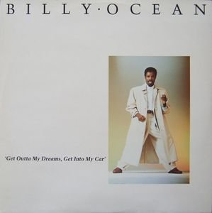 Billy Ocean; Get Outta My Dreams, Get Into My Car / Showdown (7" 45 rpm) Vinyl Record 1986 w/ FULL COLOR PICTURE SLEEVE