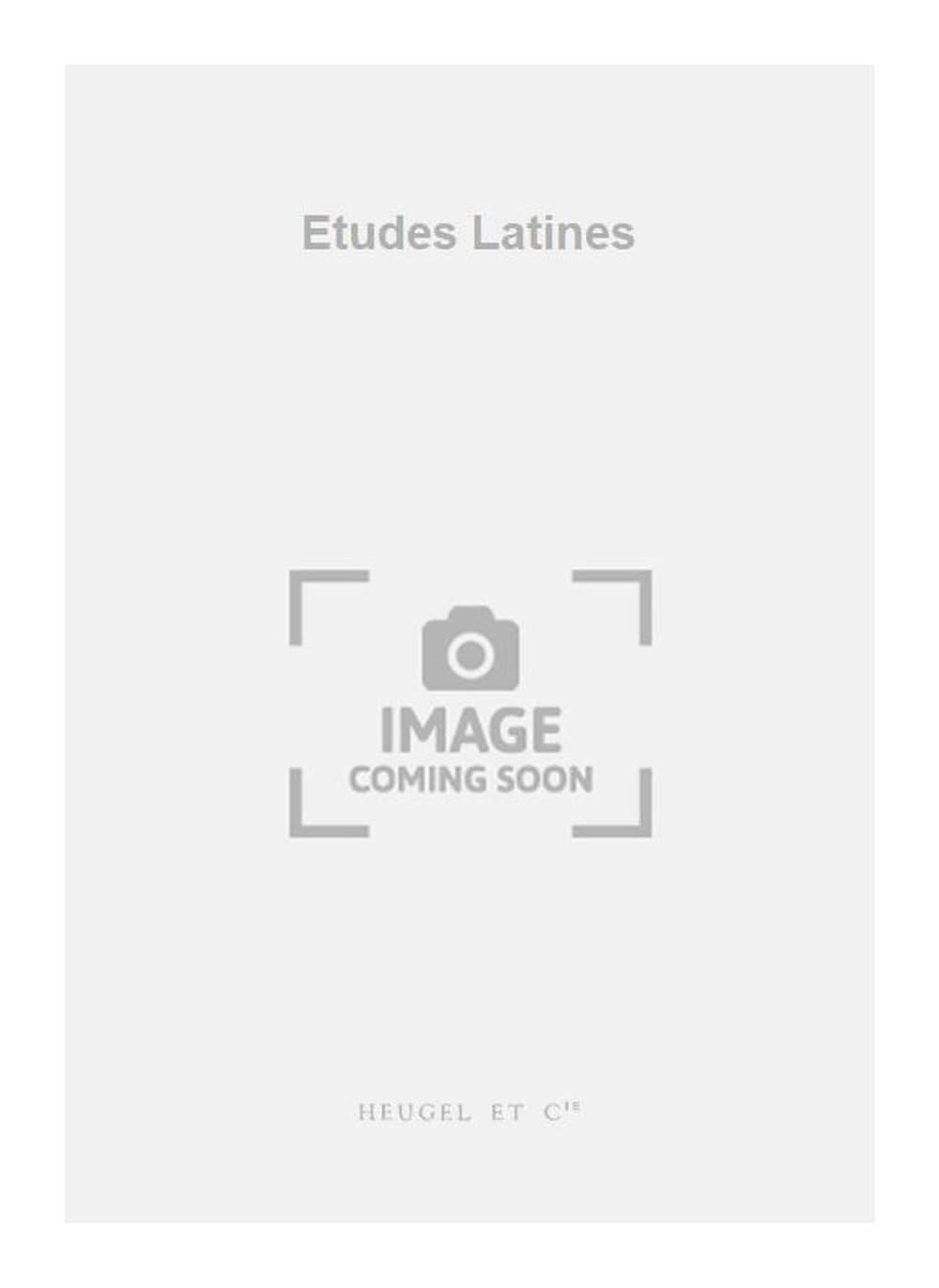 Hahn: Latin Studies for Voices and Piano