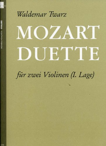 Mozart-Duette, für 2 Violinen, Spielpartitur