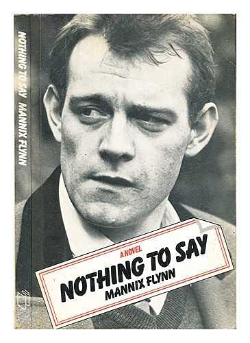 Nothing to say: A novel