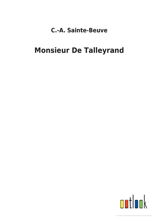 Monsieur De Talleyrand (French Edition)