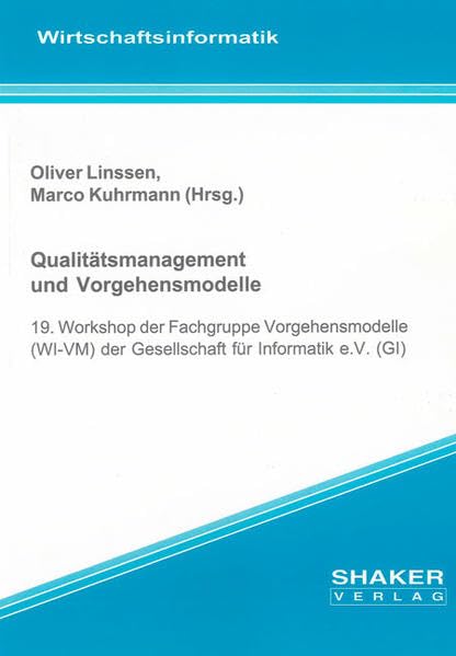 Qualitätsmanagement und Vorgehensmodelle