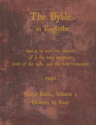 Great Bible (1540) - Volume 1