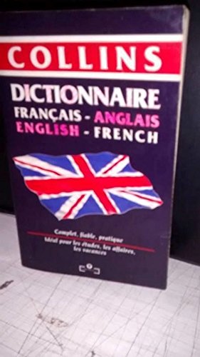 Dictionnaire collins français-anglais, anglais-français 010598