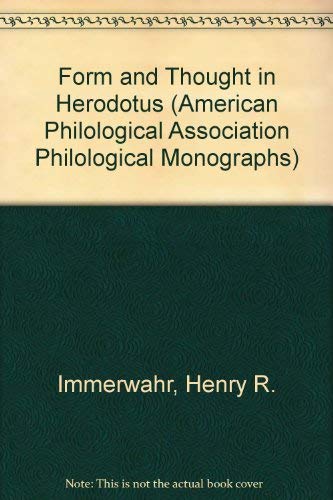 Form and Thought in Herodotus