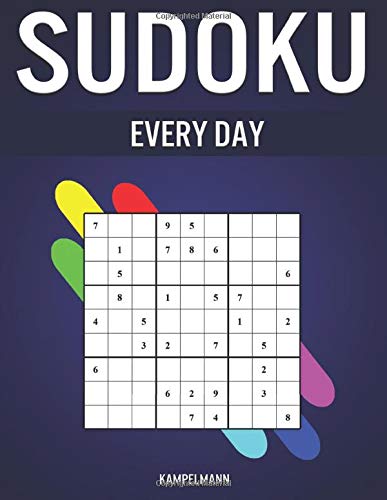 Sudoku Every Day: 365 Sudoku Puzzles with Instructions and Solutions - A4