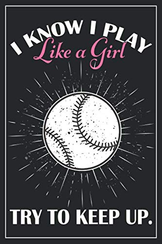 Softball Journal - Girl's Softball Gift: A blank lined softballball notebook that makes a fun softball gift for teen girls, women's softball gift, ...