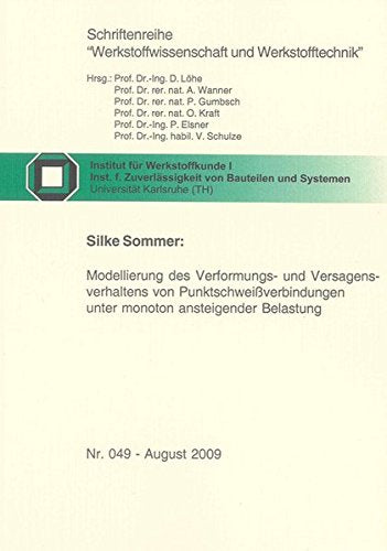 Modellierung des Verformungs- und Versagensverhaltens von Punktschweißverbindungen unter monoton ansteigender Belastung