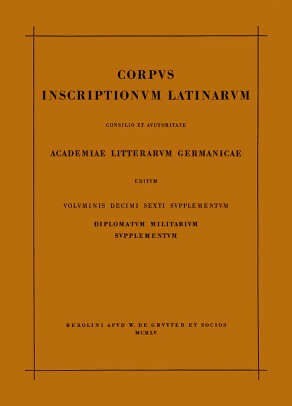 CORP INSCR LAT VOL 16 SUPPL ND (Latin Edition)