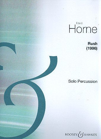 Rush: percussion. Partition.