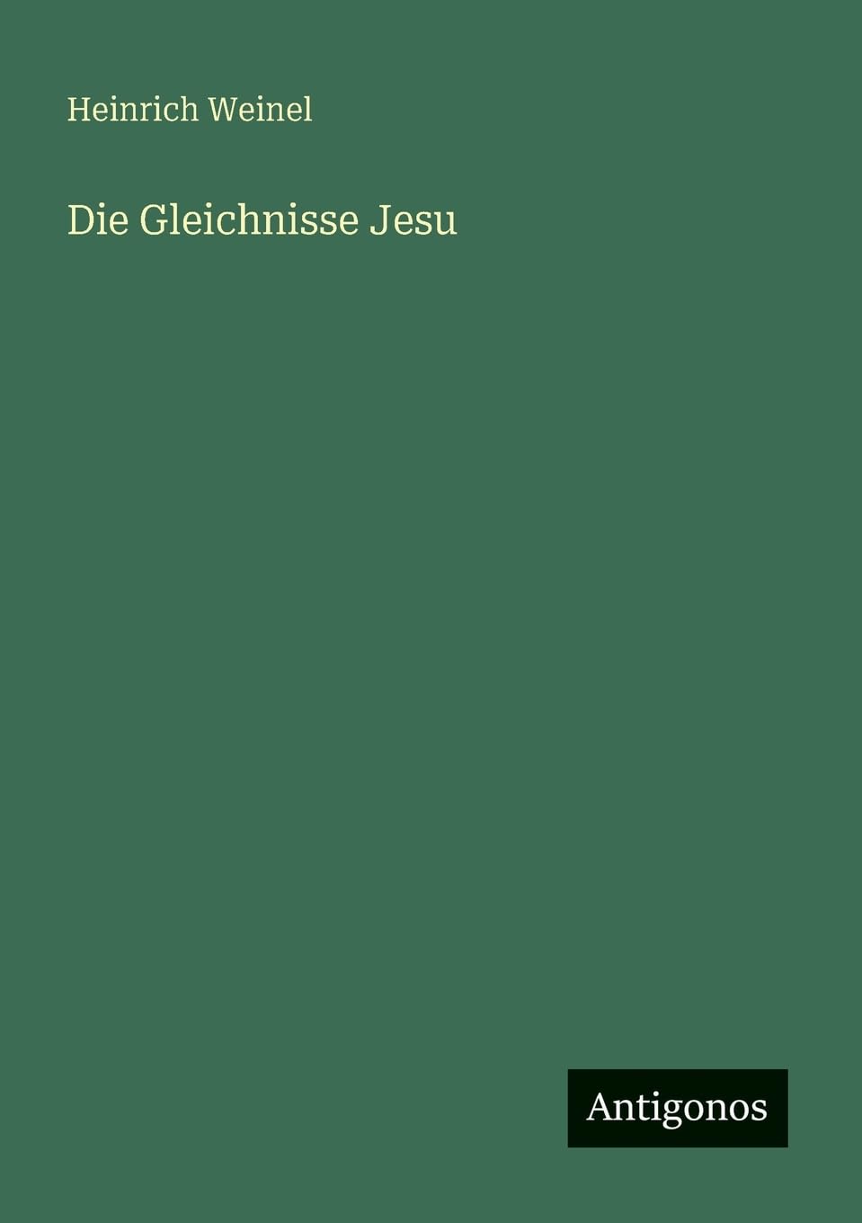 Die Gleichnisse Jesu (German Edition)