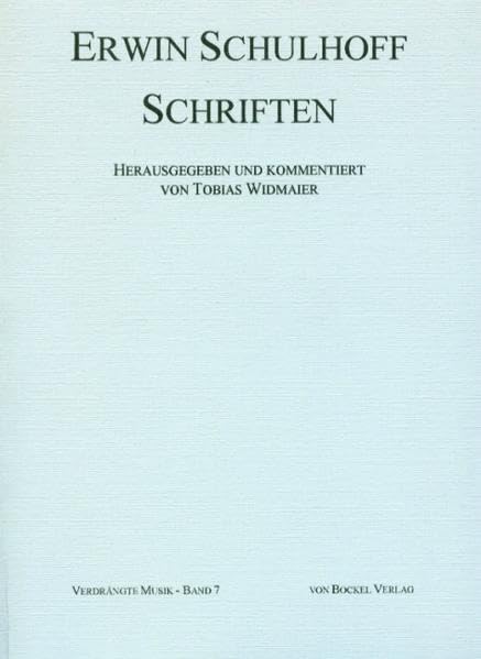 Schriften (Verdrängte Musik) (German Edition)