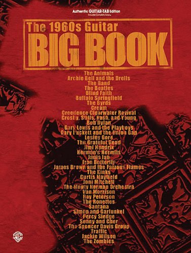 The 1960s Guitar Big Book: Authentic Guitar TAB (Guitar Big Book Series)