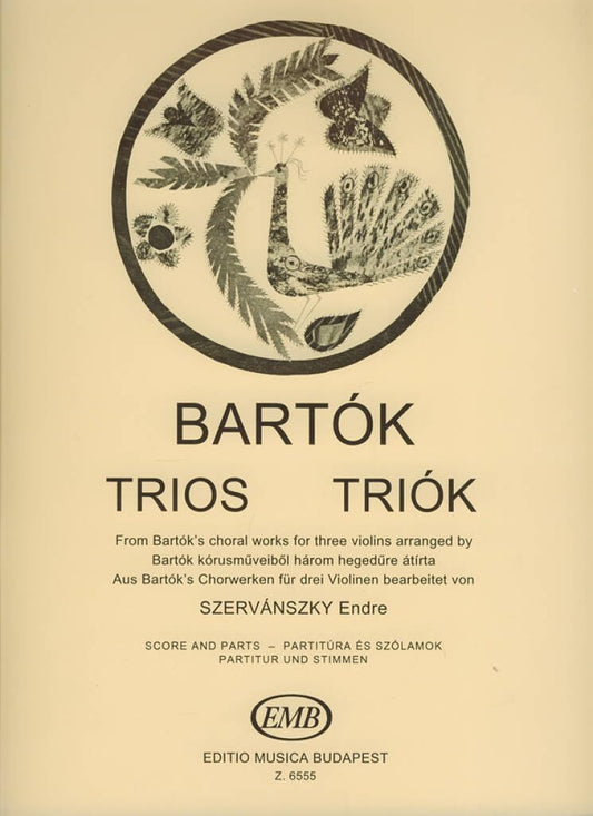 Trios (from three-part choral works arranged by E. Szervánszky) (Violins)