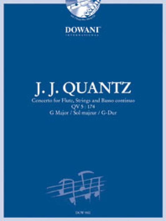 Concerto for Flte, Strings and Bc Qv 5 : 174 in G Flte Traversiere +CD