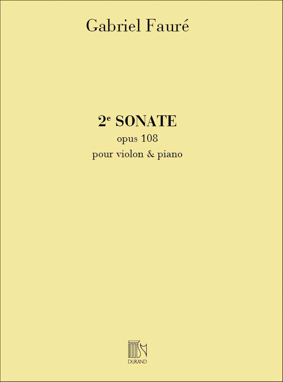 Sonate N 2 Op 108