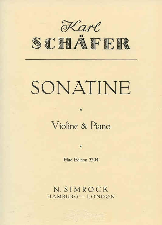 Sonatina: violin and piano.