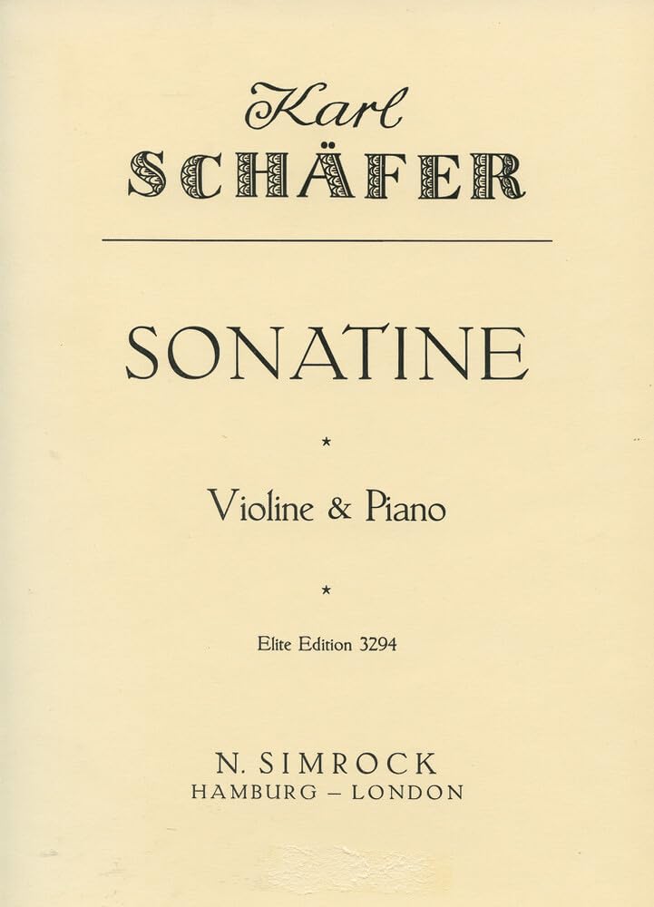 Sonatina: violin and piano.