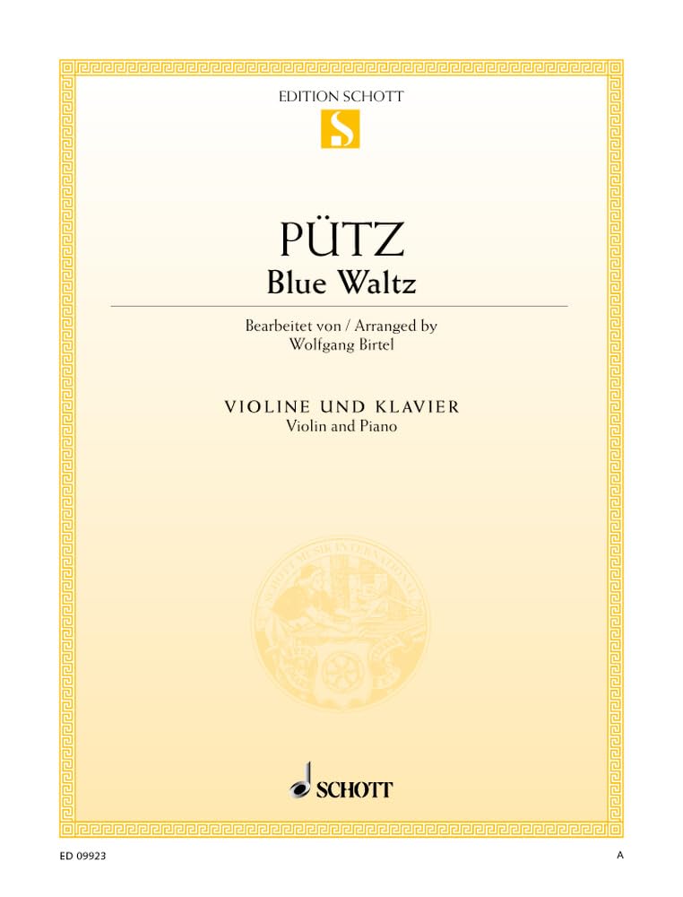 Blue Waltz: violin and piano.
