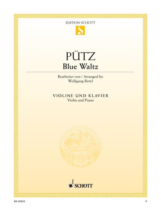 Blue Waltz: violin and piano.