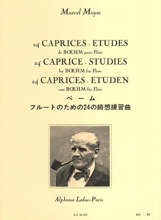 24 CAPRICES ETUDES DE BOEHM POUR FLUTE (French Edition)
