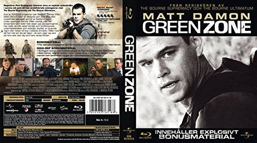 GREEN ZONE (BLU-RAY) **SCANDINAVIAN IMPORT** UK COMPATIBLE