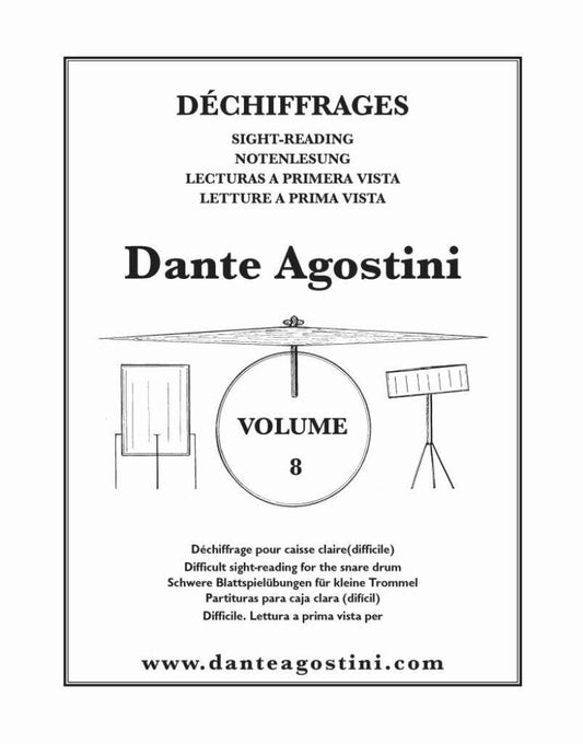 DANTE AGOSTINI : PREPARATION AU DECHIFFRAGE - VOLUME 8
