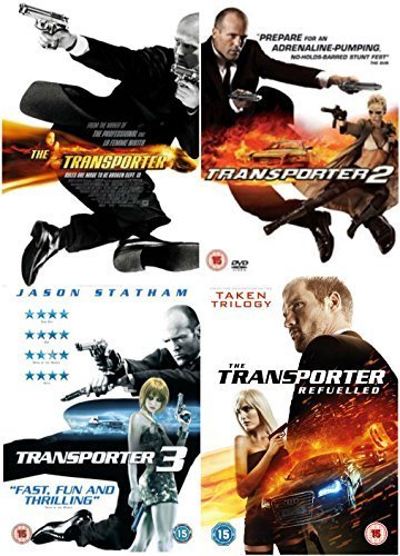 Complete Transporter Quadrilogy: The Transporter / The Transporter 2 / The Transporter 3 / The Transporter Refuelled DVD