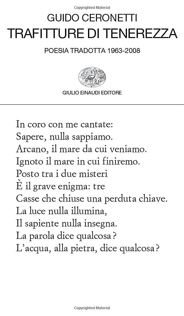Trafitture di tenerezza. Poesia tradotta 1963-2008
