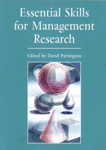 Essential Skills for Management Research by David Partington (2002-07-25)