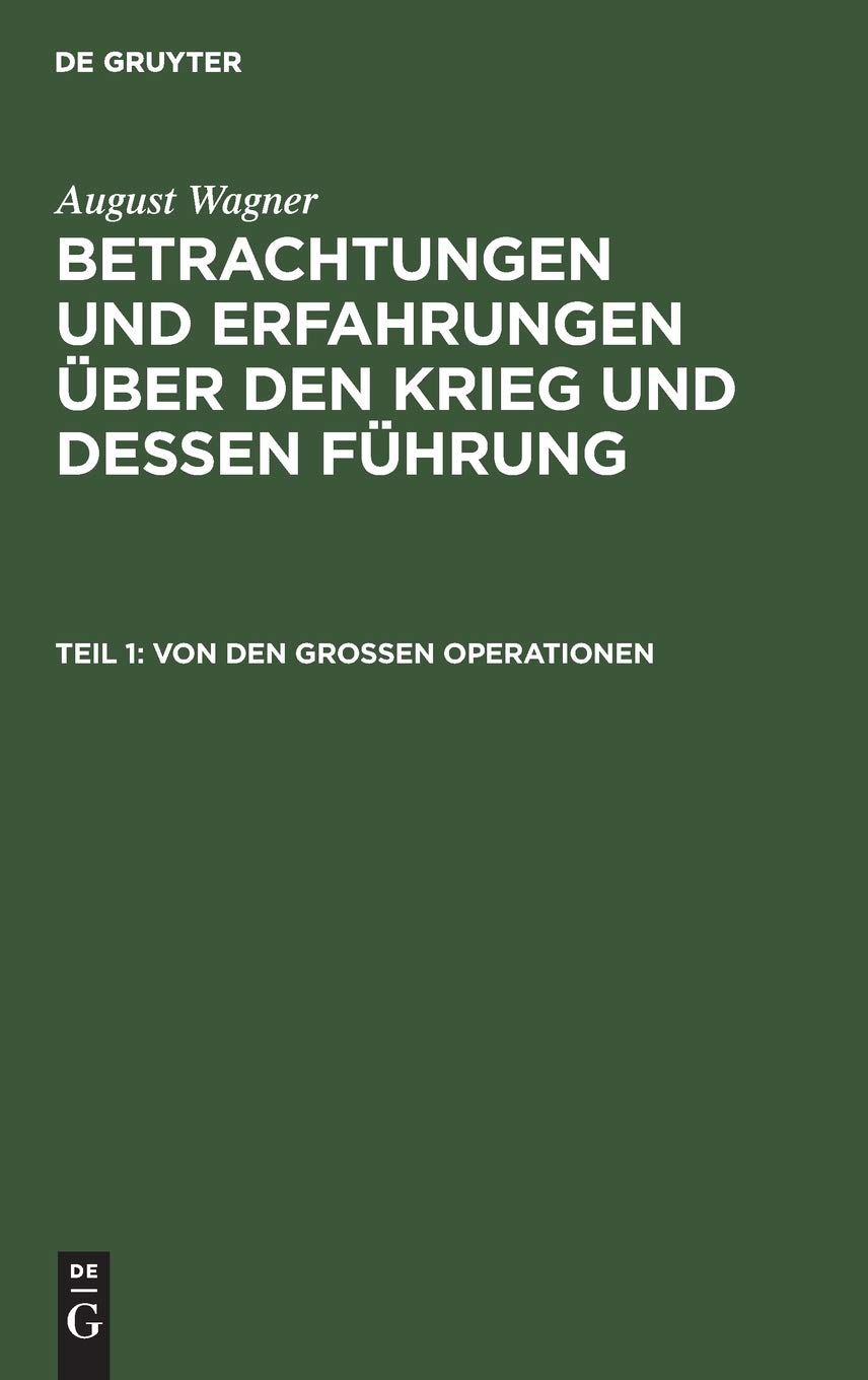 Von den großen Operationen (German Edition)