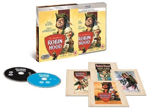 The Adventures of Robin Hood Bluray +Dvd + digital Download Exclusive The Premium Collection Extended