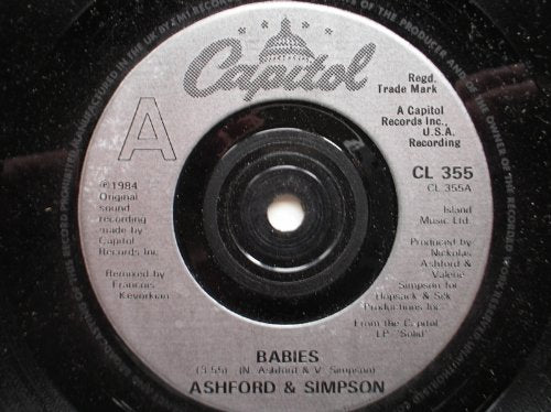 Ashford & Simpson Babies 7" Capitol CL355 EX 1984