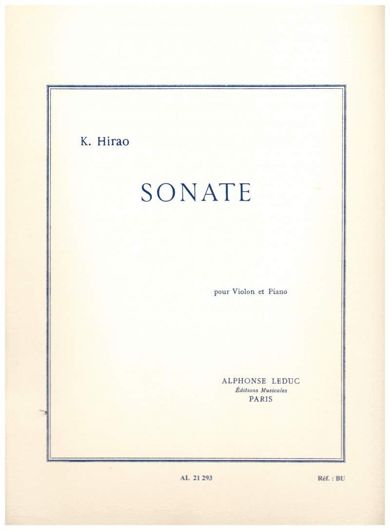 Sonate : pour violon et piano