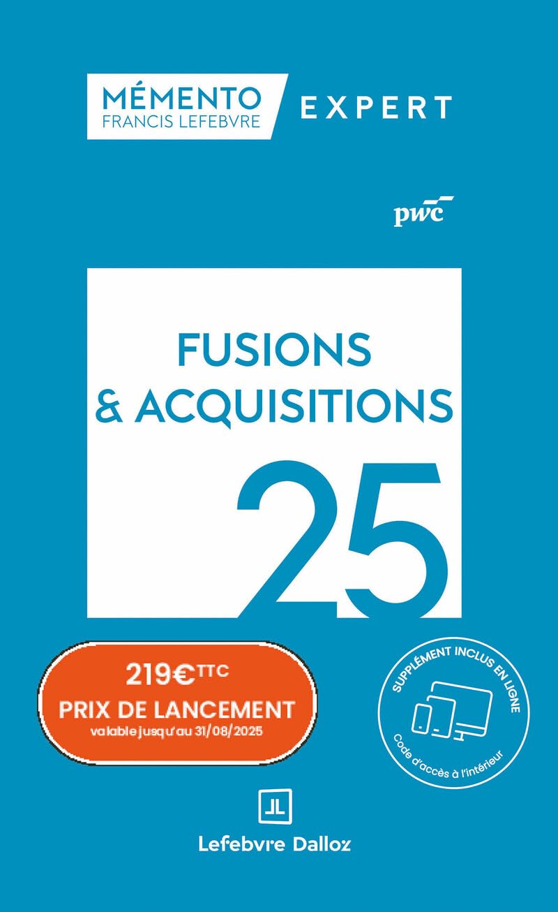 Mémento Fusions et acquisitions 2025