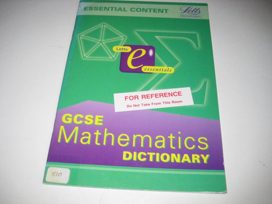 GCSE Maths Dictionary (GCSE Essentials)