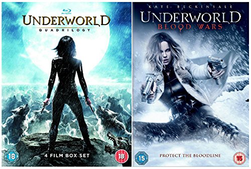 Underworld pentalogy 1-5 Complete Collection - Underworld + Underworld: Evolution + Underworld: Rise of the Lycans + Und
