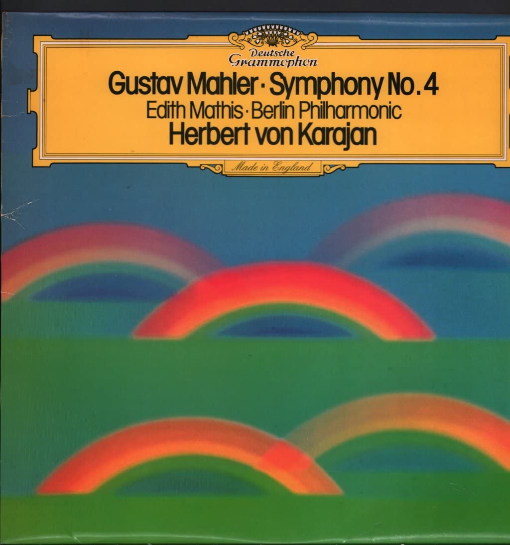 Gustav Mahler - Edith Mathis , Berliner Philharmoniker , Herbert von Karajan - 4. Symphonie - Deutsche Grammophon - 2531