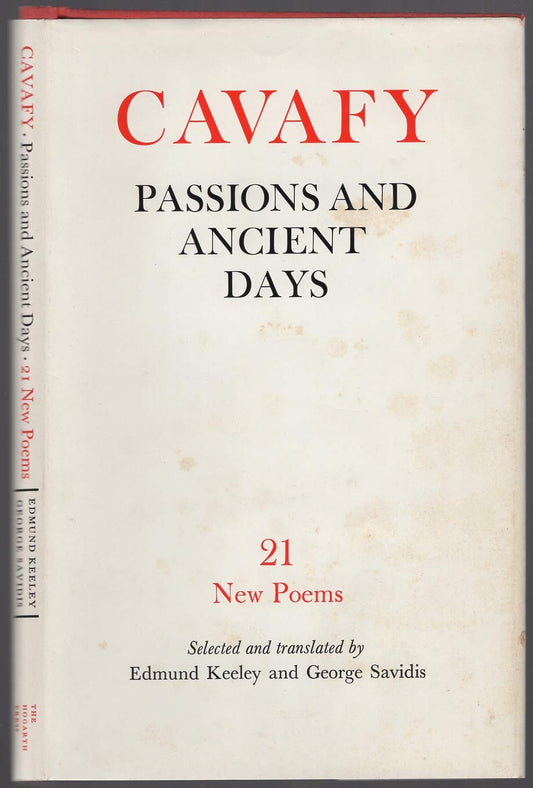 Passions and ancient days: twenty one new poems