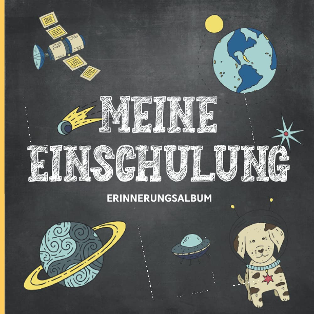 Meine Einschulung Erinnerungsalbum: Gästebuch und Erinnerungsbuch zum Schulstart das Geschenk für Schultüte zum ersten S