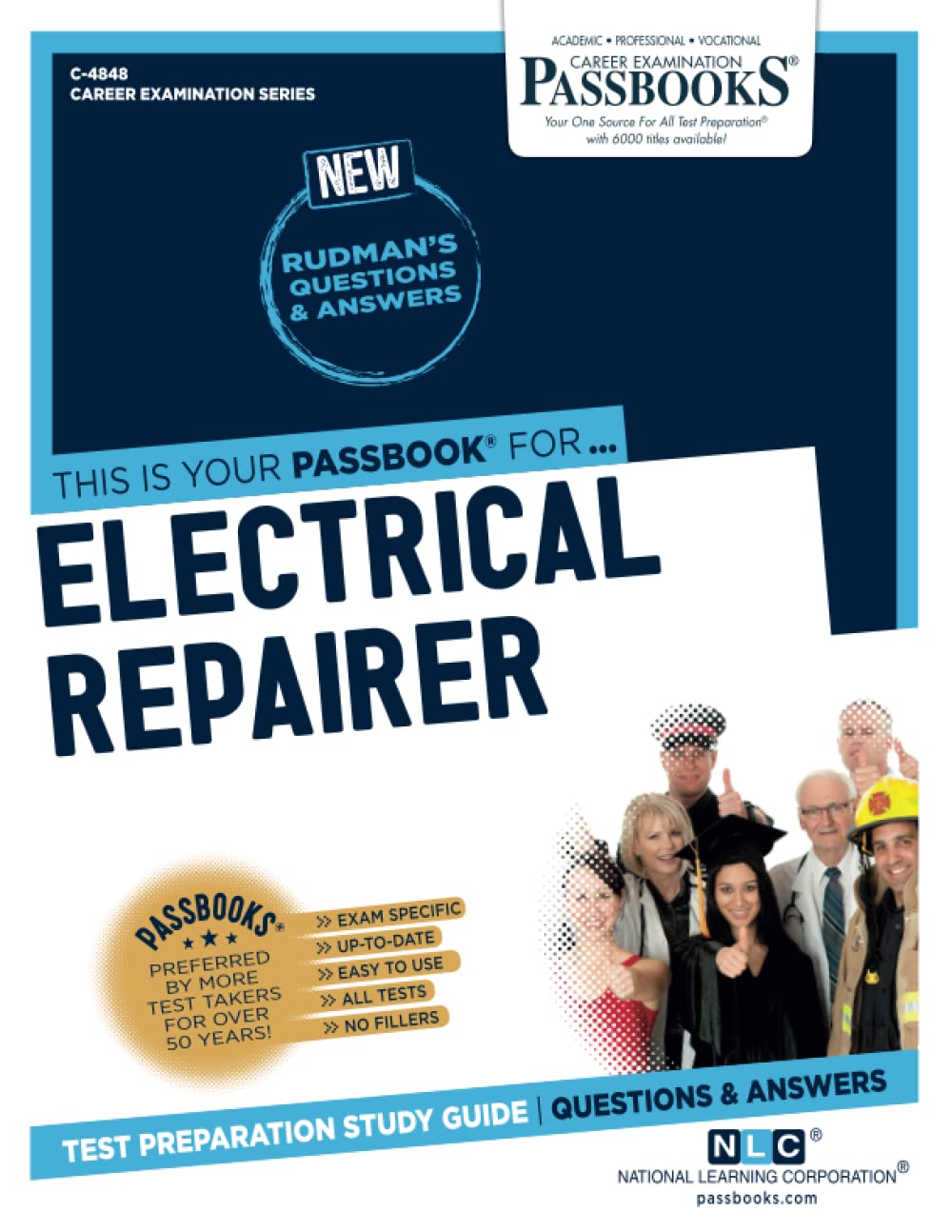 Electrical Repairer (C-4848): Passbooks Study Guide (Career Examination Series)