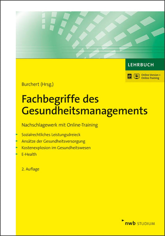 Fachbegriffe des Gesundheitsmanagements: Nachschlagewerk mit Online-Training
