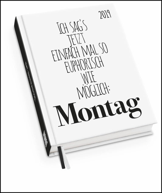 FUNI SMART ART Taschenkalender 2019 - Terminplaner mit Wochenkalendarium