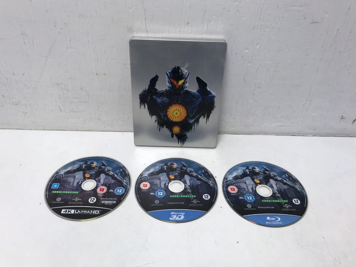 Pacific Rim: Uprising 4K Ultra HD+3D+2D Limited Edition Steelbook/Import/Blu Ray