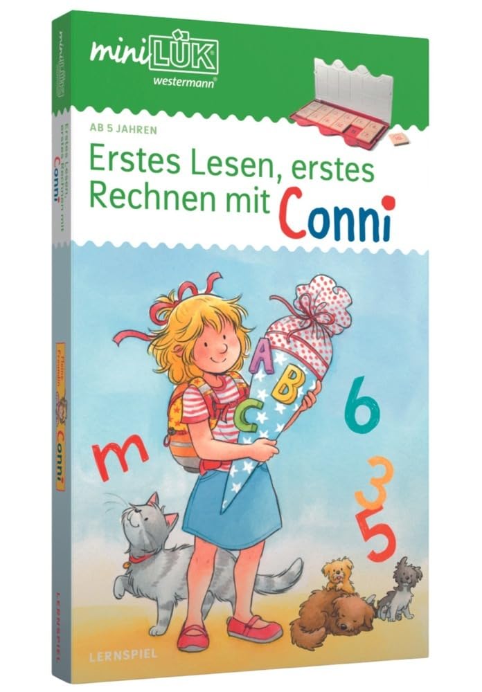 miniLÜK Set: Preschool / 1st Class First Reading, First Calculation with Conni (miniLÜK Sets: Box + Exercise Book)